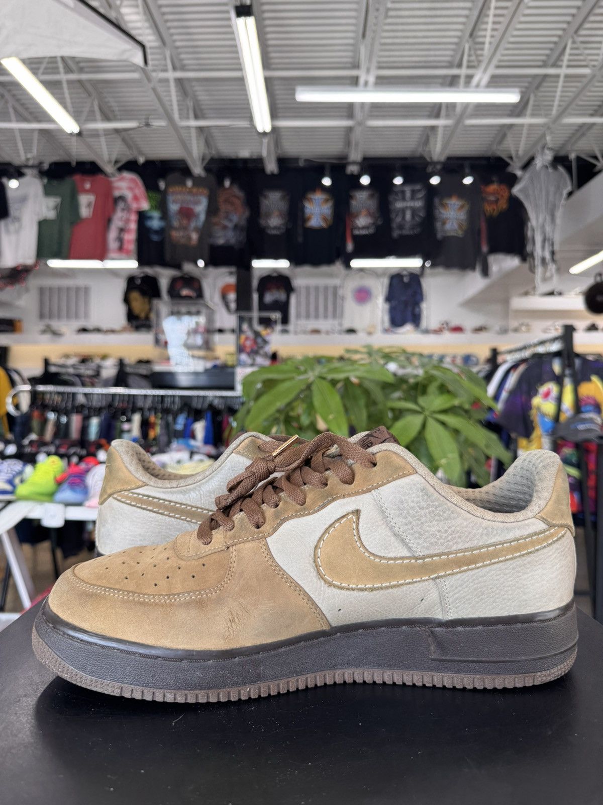 Nike Nike Air Force 1 Low Tweed Light Bone Size 12 Size US 12 / EU 45 - 4 Thumbnail