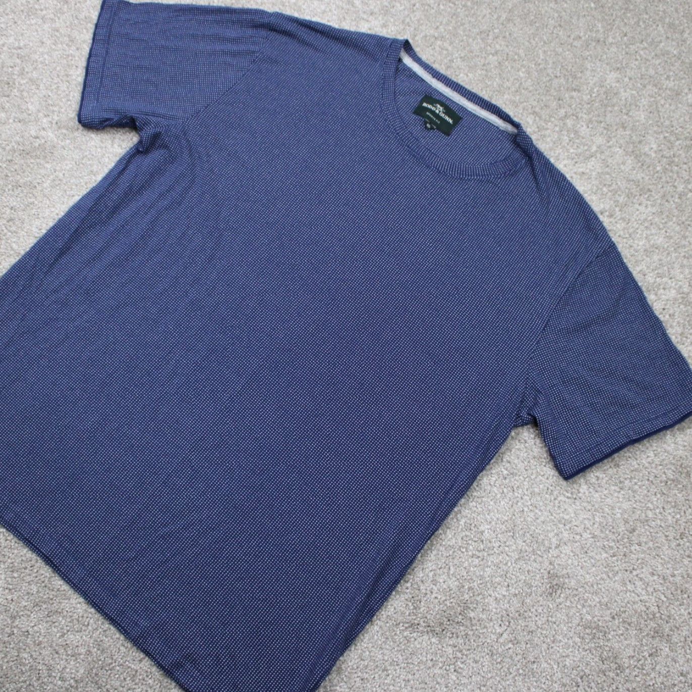Rodd & Gunn Rodd & Gunn Mens XL Blue Geometric Cotton Short Sleeve Button-Up Shirt Size US XL / EU 56 / 4 - 3 Thumbnail