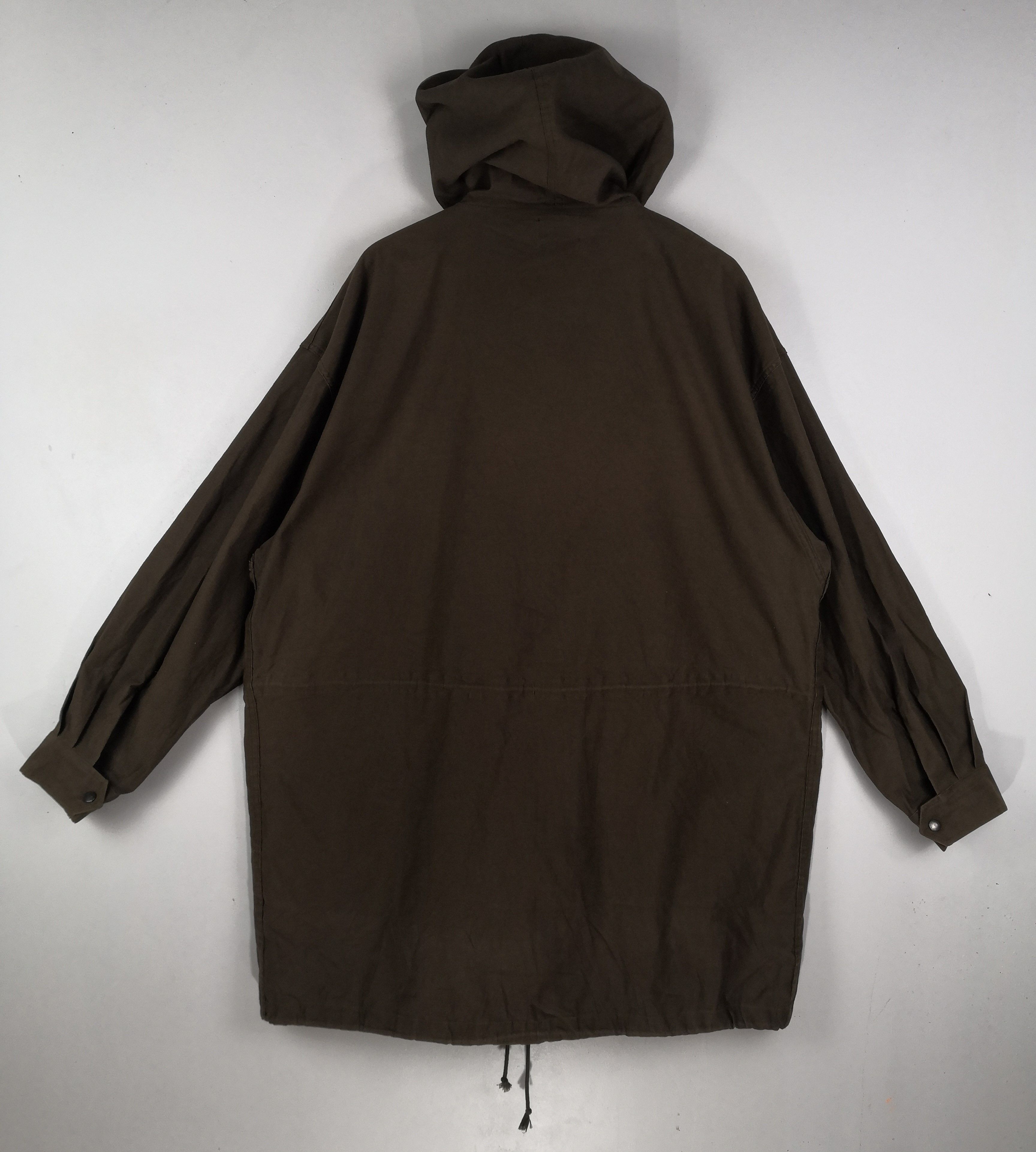A.P.C. Vintage 90s A.P.C Rue De Fleurus Hoodie Parka Jacket Size US L / EU 52-54 / 3 - 3 Thumbnail