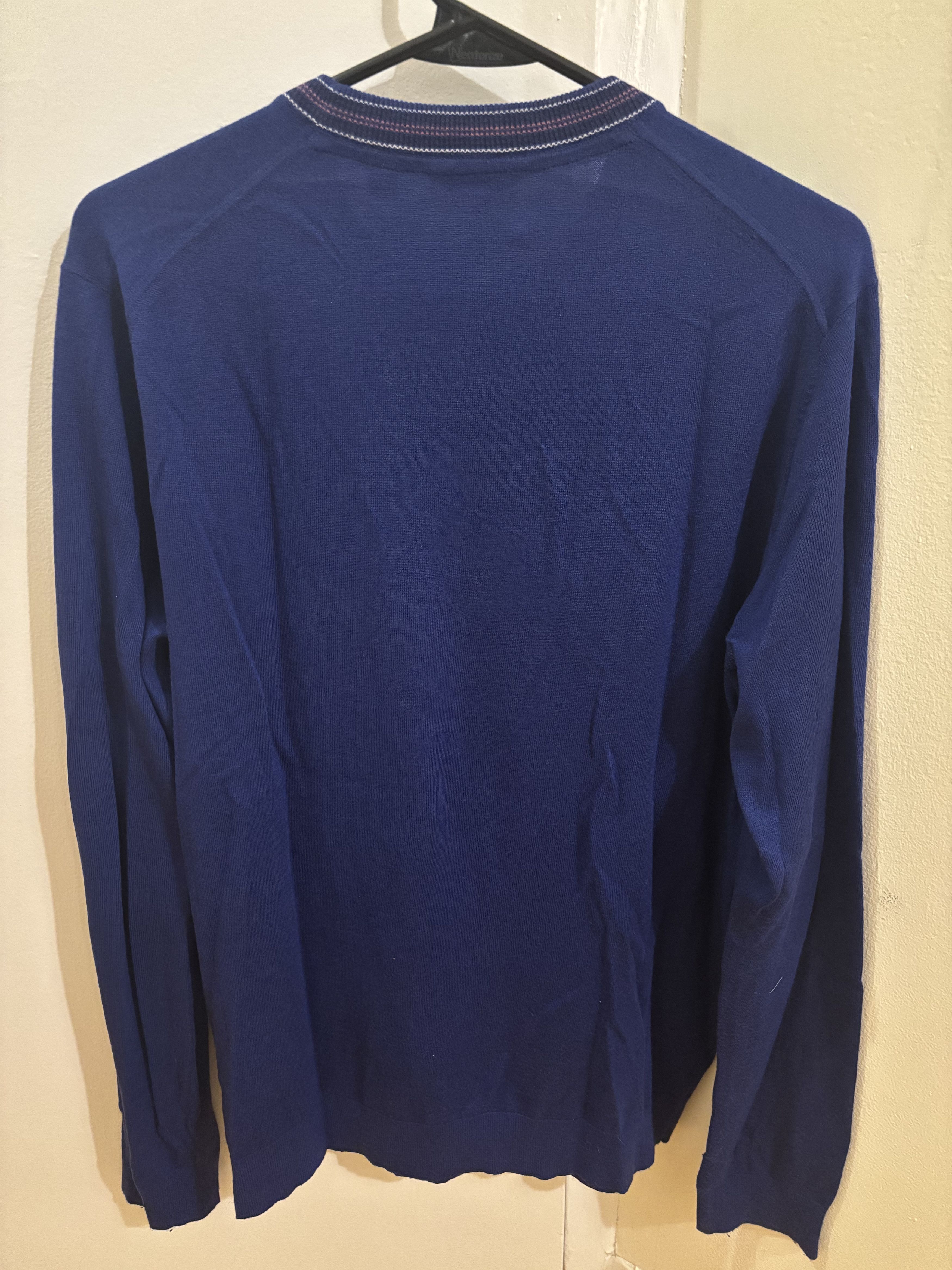 Ted Baker Mailais long-sleeved crew neck sweater in blue Size US L / EU 52-54 / 3 - 5 Thumbnail