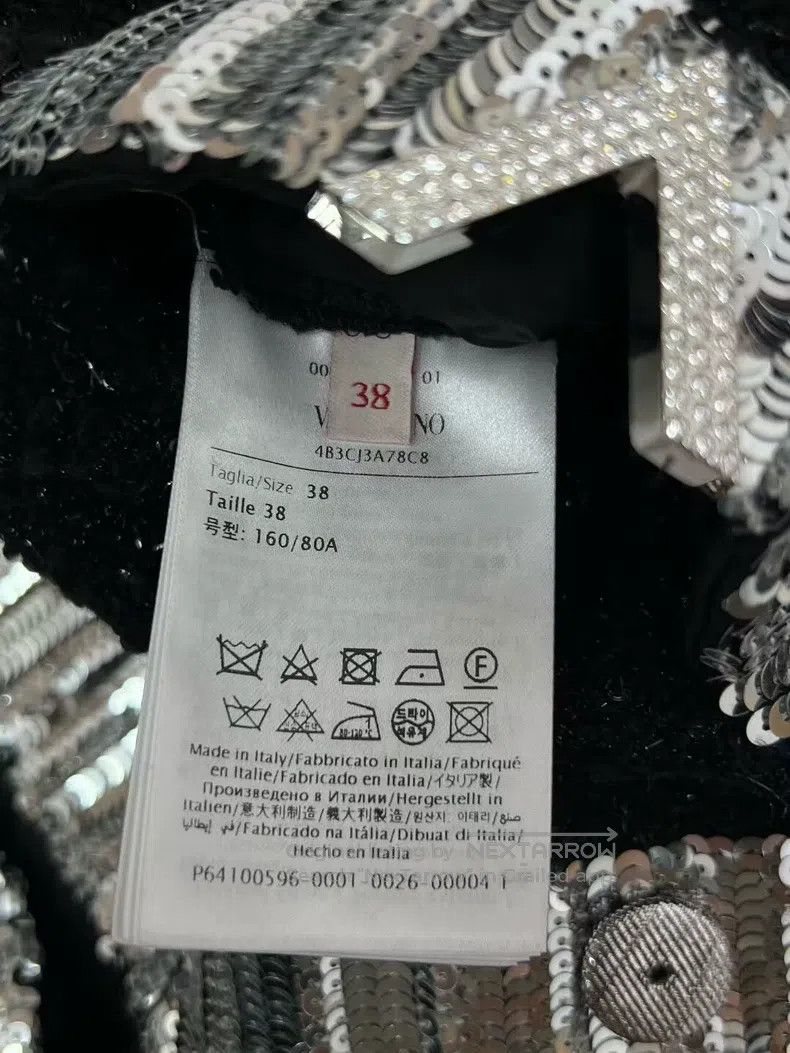 Valentino Valentino V-neck sequin cardigan jacket Size S / US 4 / IT 40 - 4 Thumbnail