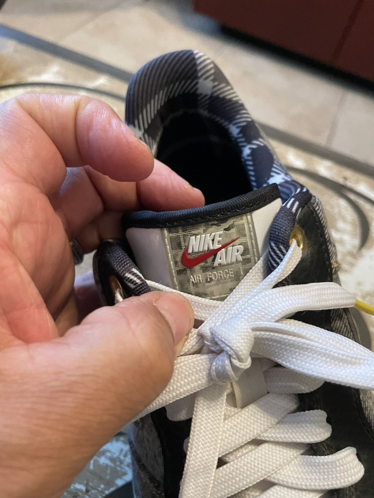 Nike AF-1 Low Remix Black Size US 10 / EU 43 - 9 Thumbnail
