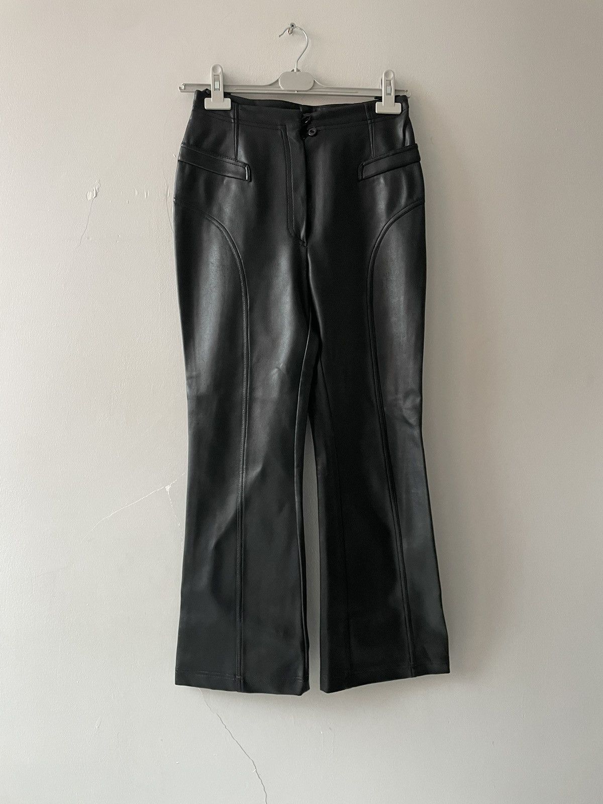 Vintage Vintage leather trousers Size 26" / US 2 / IT 38 - 6 Thumbnail