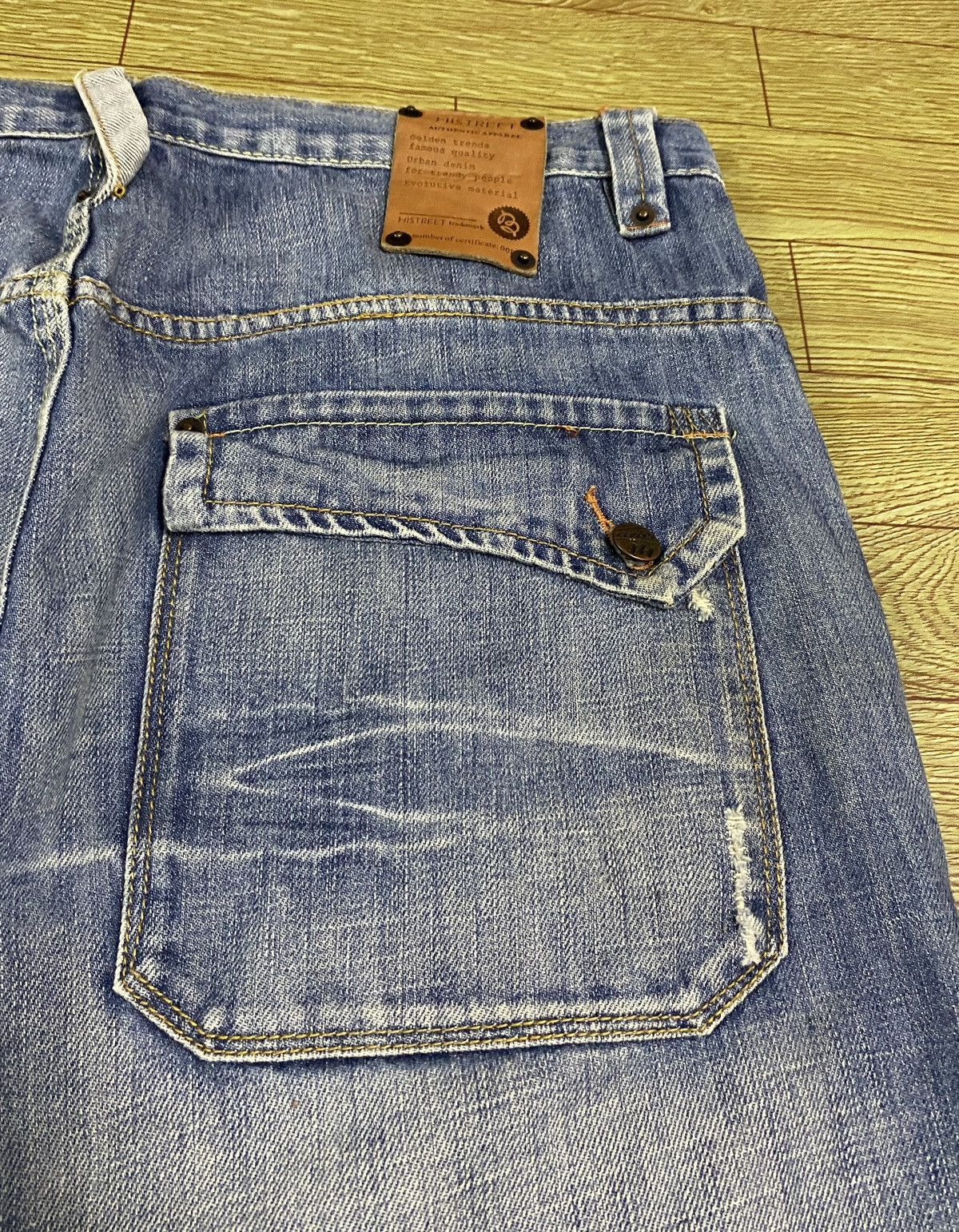 Japanese Brand Rare Design Vintage Japanese Brand HiStreet Jeans 1990s Size US 36 / EU 52 - 6 Thumbnail