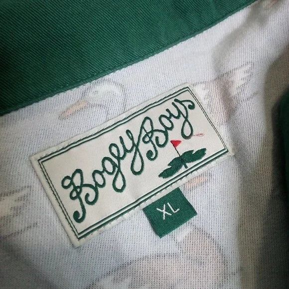 Bogey Boys Bogey Boys Ducks Pattern Golf Button Shirt Collar Size US XL / EU 56 / 4 - 3 Thumbnail