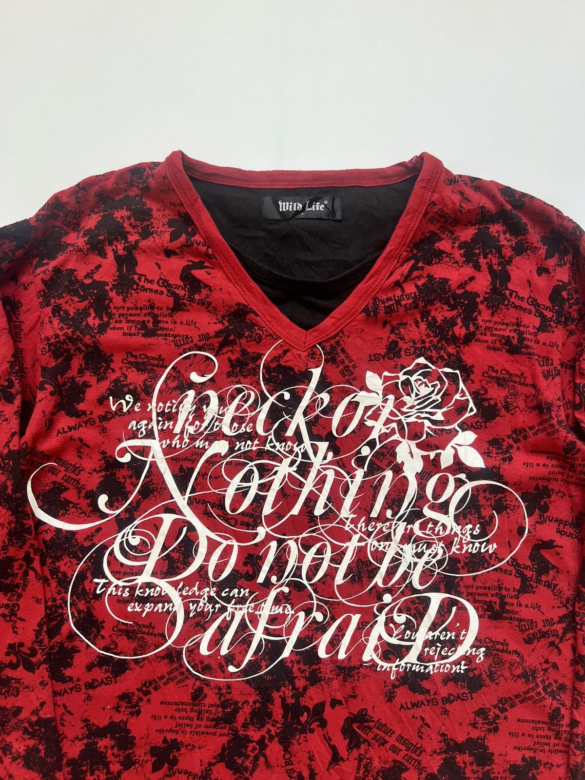 If Six Was Nine 2000's Wild Life Japanese Poem Punk Gothic Size US L / EU 52-54 / 3 - 2 Thumbnail