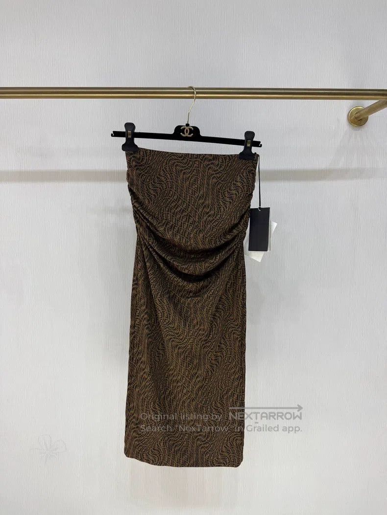 Other Fendi Monogrammed Pleated Skirt Size 24" / US 00 / IT 34 - 1 Thumbnail