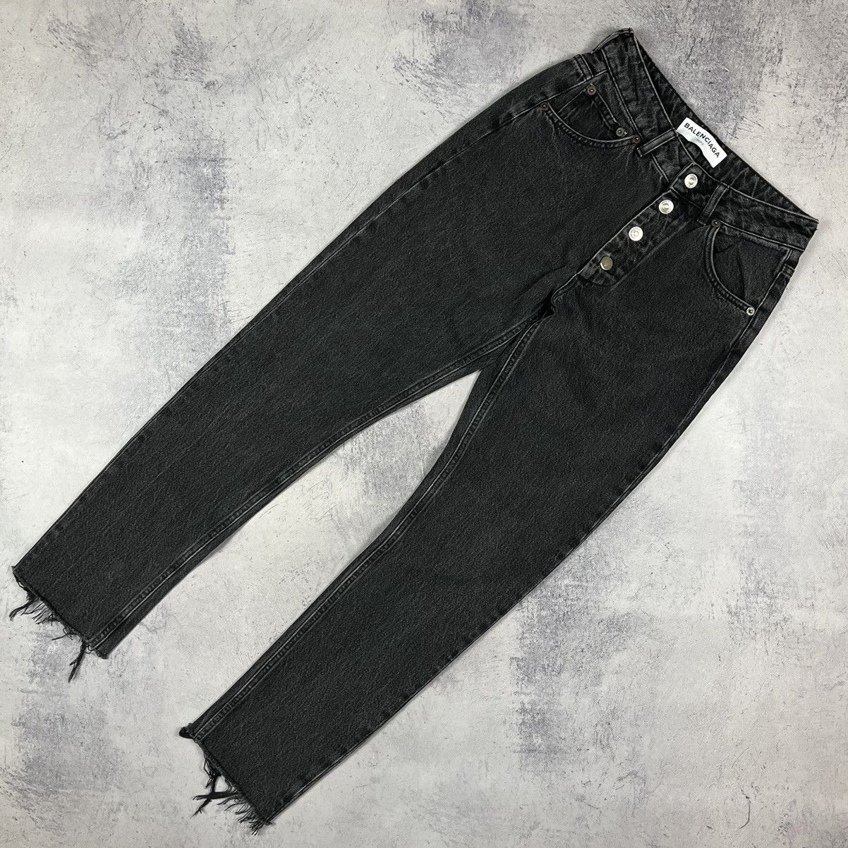 Balenciaga Balenciaga Archetype black washed jeans ss17 Size 30" / US 8 / IT 44 - 1 Thumbnail
