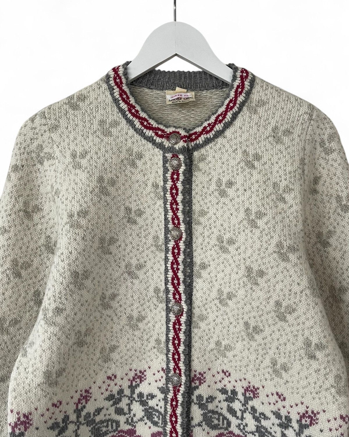 Vintage Longa Liisa Estonia Wool Cardigan Sweater Women's Size S Size S / US 4 / IT 40 - 3 Thumbnail