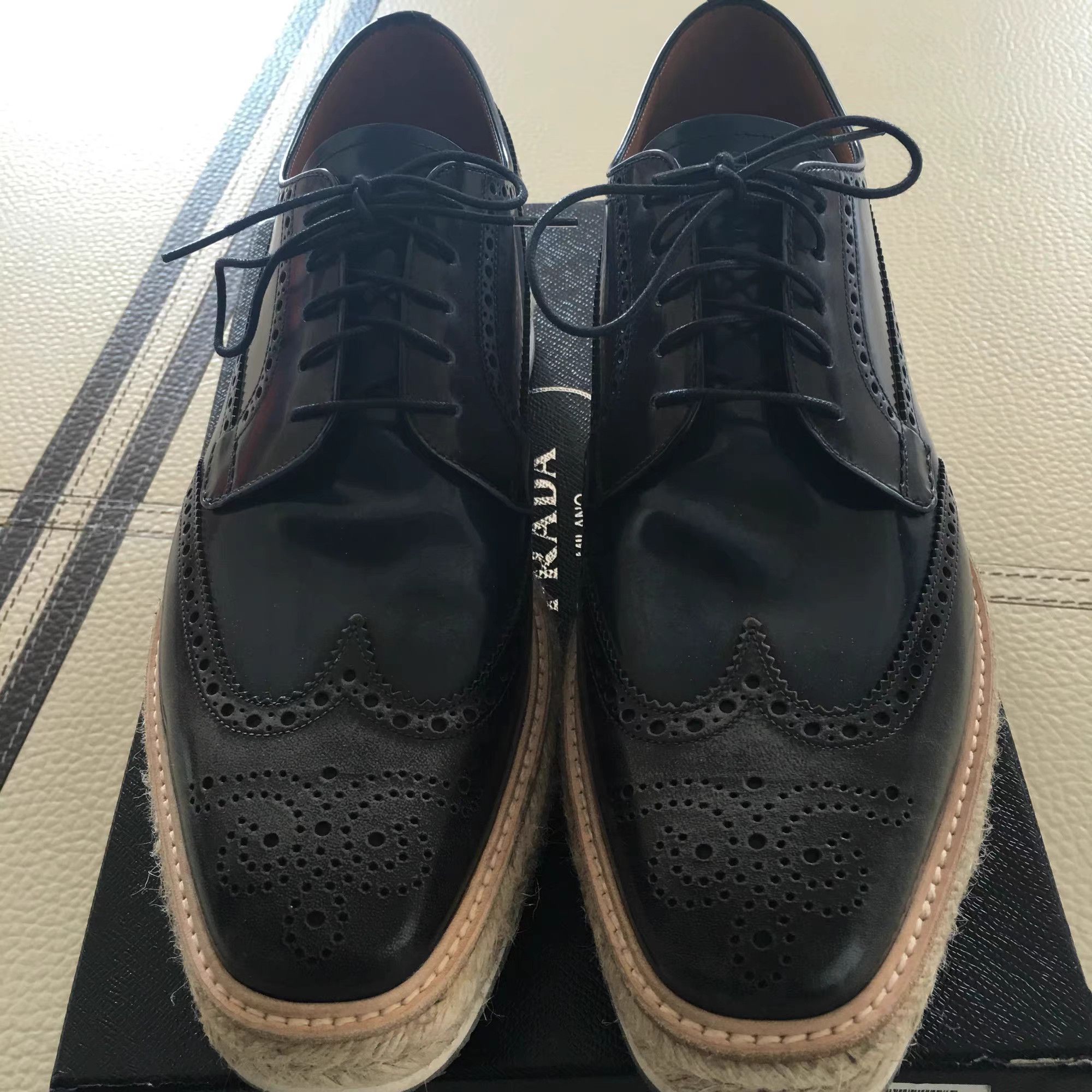 Prada PRADA Classic Vintage Men's Shoes K17 Size US 10 / EU 43 - 1 Thumbnail
