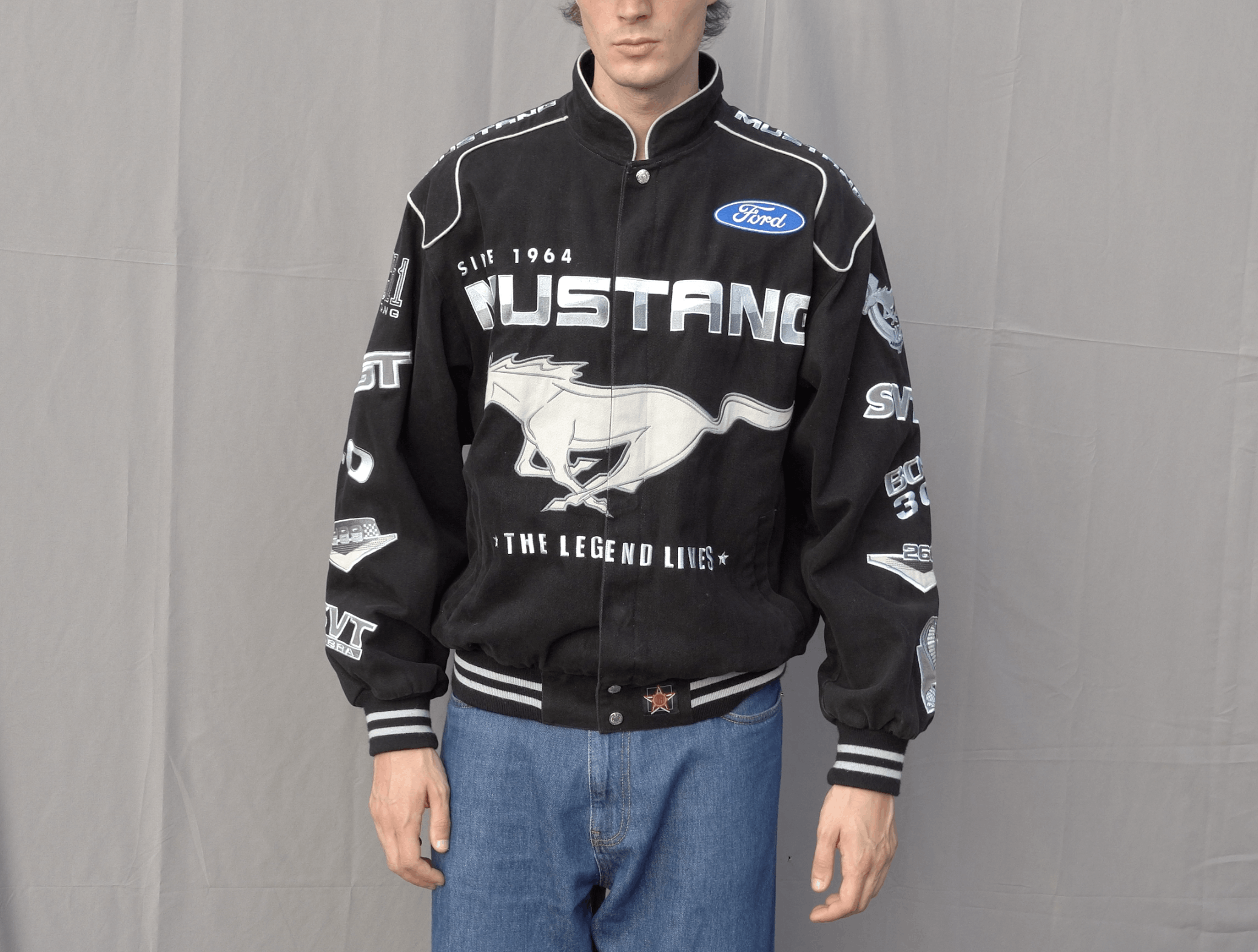 Mustang × NASCAR × Vintage NASCAR Mustang jacket
