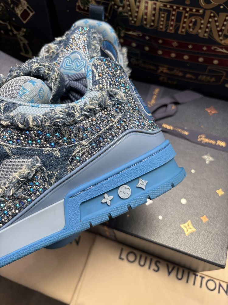Louis Vuitton Swarovski Skate Trainers Size US 12 / EU 45 - 9 Thumbnail