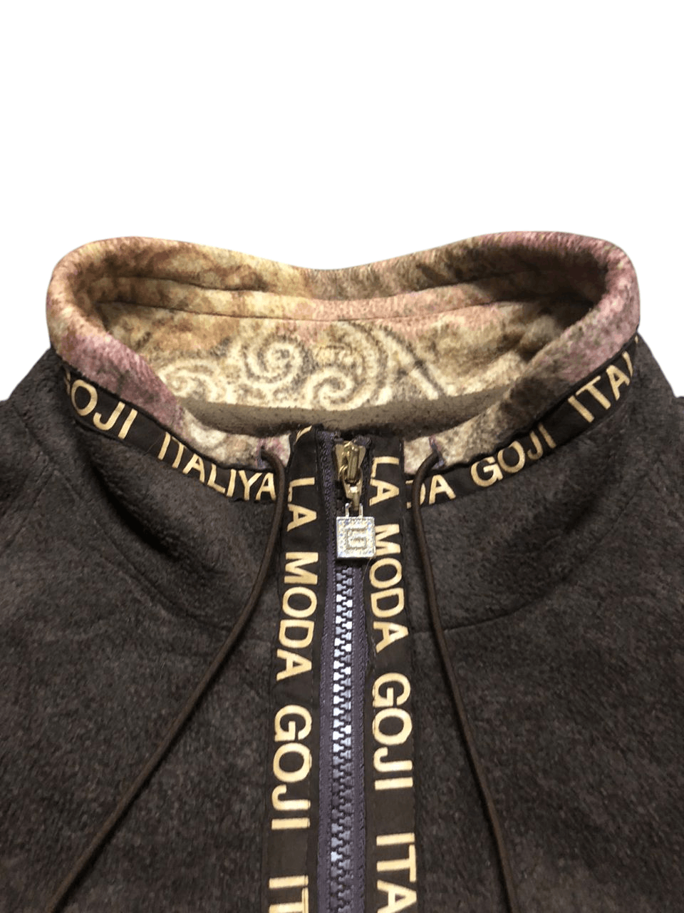 Japanese Brand Vintage La Moda Goji Full print Fleece Zipper Jacket Size L / US 10 / IT 46 - 8 Thumbnail