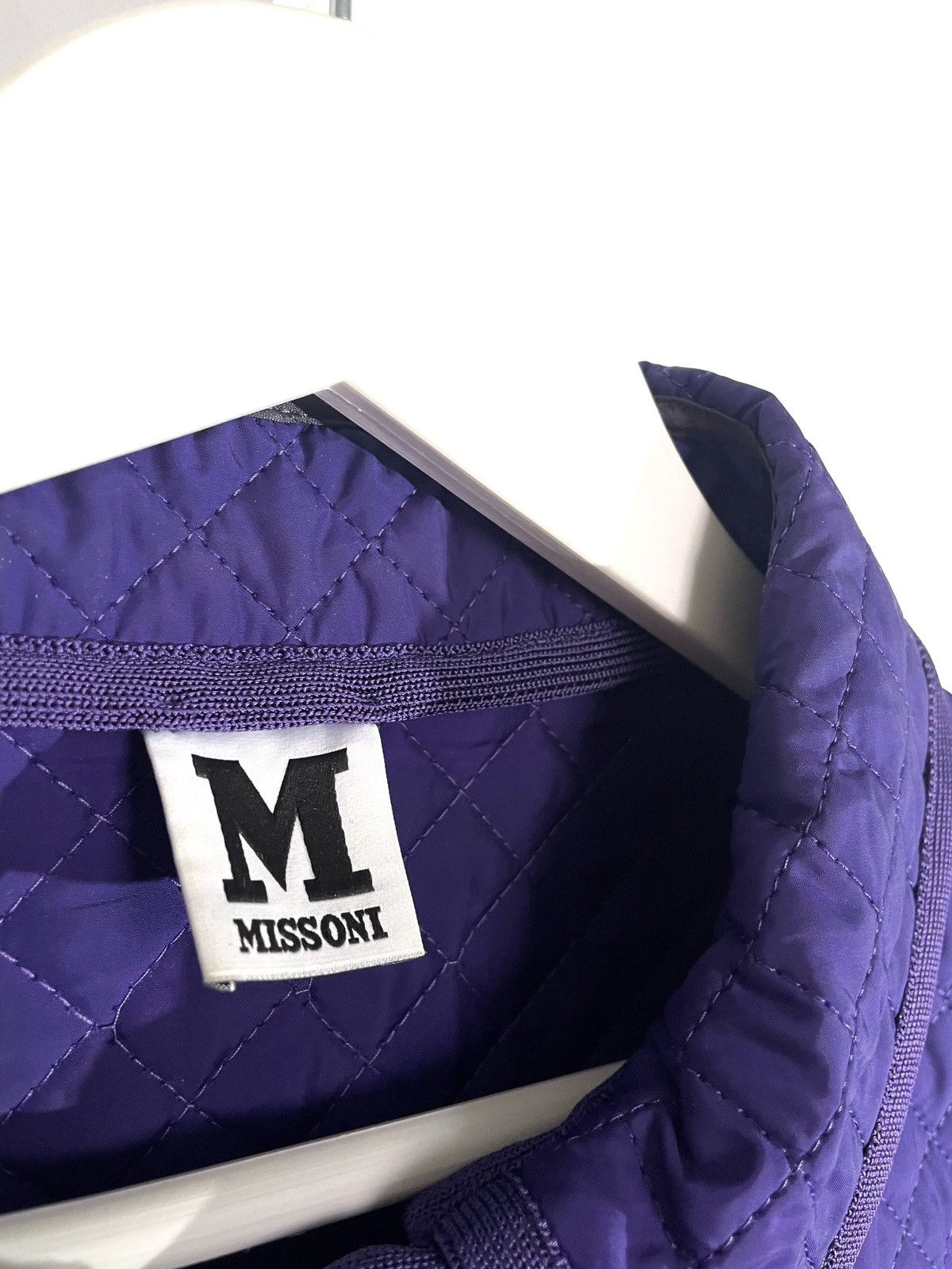 Missoni Missoni Quilted Purple Polyester Jacket Size 40/S-M Size M / US 6-8 / IT 42-44 - 4 Thumbnail