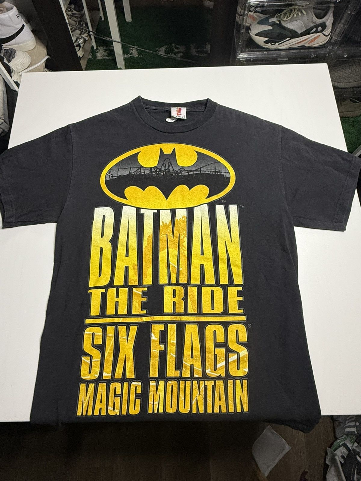 Vintage VINTAGE 1992 Six Flags Batman The Ride Tee “Black” (S) Size US S / EU 44-46 / 1 - 2 Thumbnail