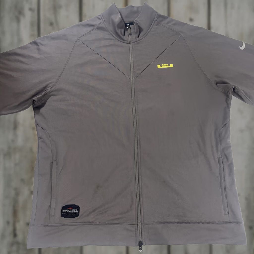 Nike Nike LeBron James Diamond Collection Track Jacket Full Zip 3XL Gray Mens Size US XXL / EU 58 / 5 - 1 Thumbnail