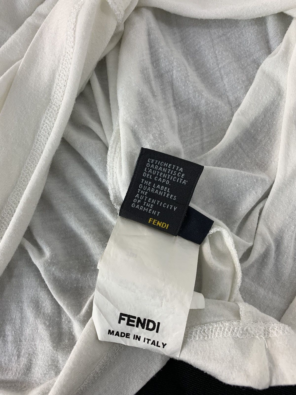 Fendi Fendi Fortune Italian Brand Graphic Screen Printed Tee Size US S / EU 44-46 / 1 - 8 Thumbnail