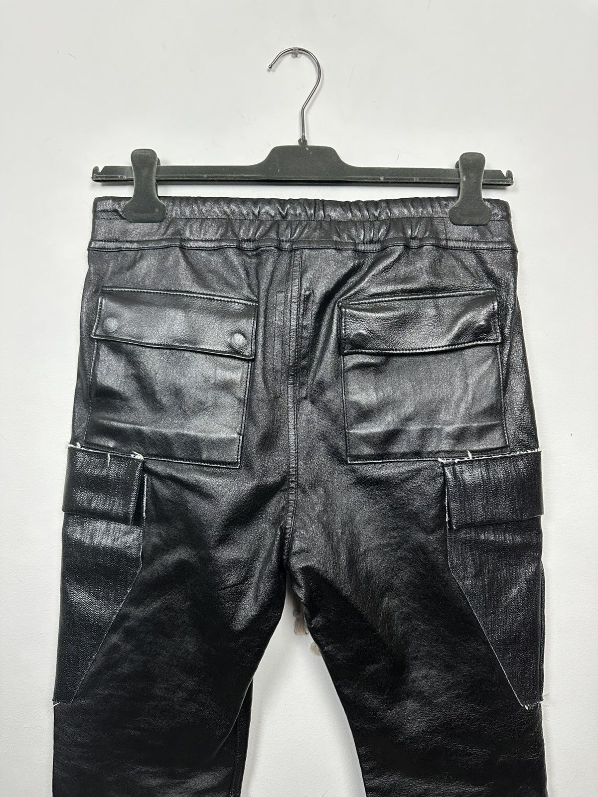 Rick Owens FW19 ‘LARRY’ Leather Cargojogs Size US 32 / EU 48 - 5 Thumbnail