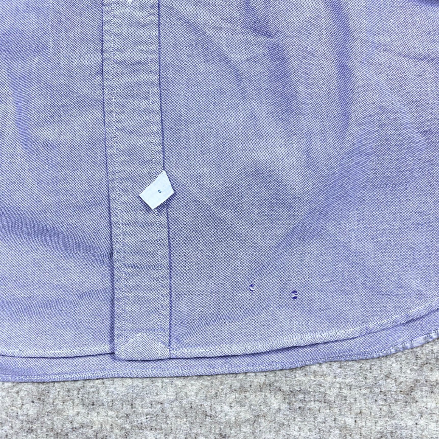 Ralph Lauren VINTAGE Ralph Lauren Shirt Men XL Purple Button Up Yarmouth Oxford Cloth 17.5 36 Flesh * Size US XL / EU 56 / 4 - 5 Thumbnail
