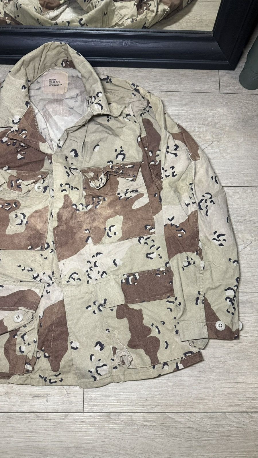Other Vintage U.S. Army Military Desert Battle DressUniform Jacket Size US S / EU 44-46 / 1 - 3 Thumbnail
