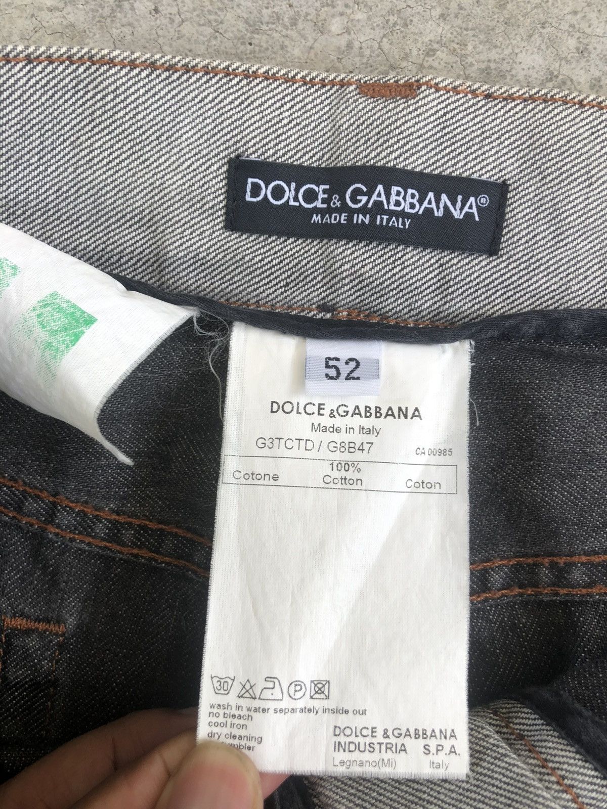 Dolce & Gabbana Dolce & Gabbana Jeans Slim Cut Size US 35 - 18 Thumbnail