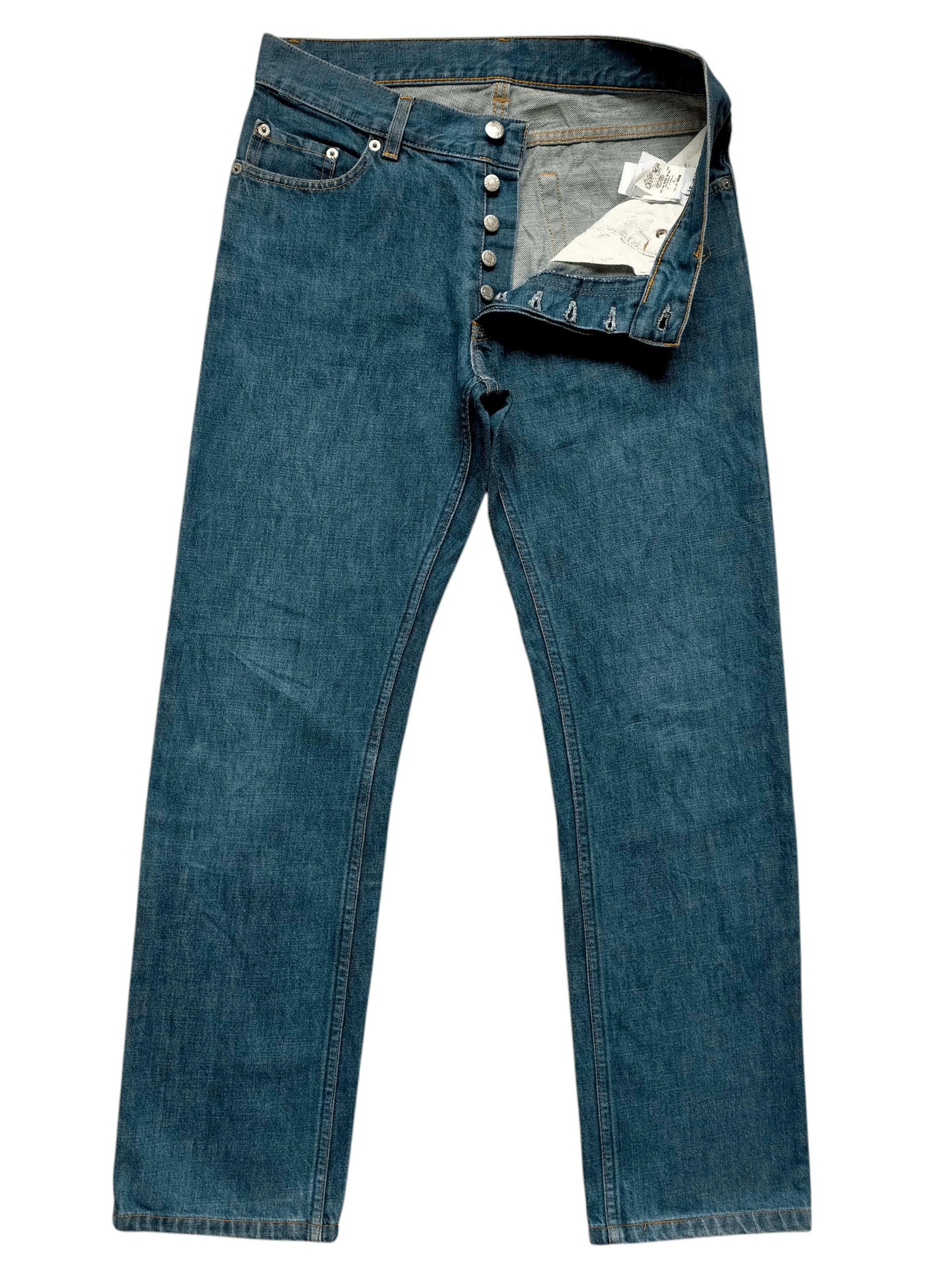Helmut Lang Helmut Lang 1998 Vintage Burned Denim | Grailed