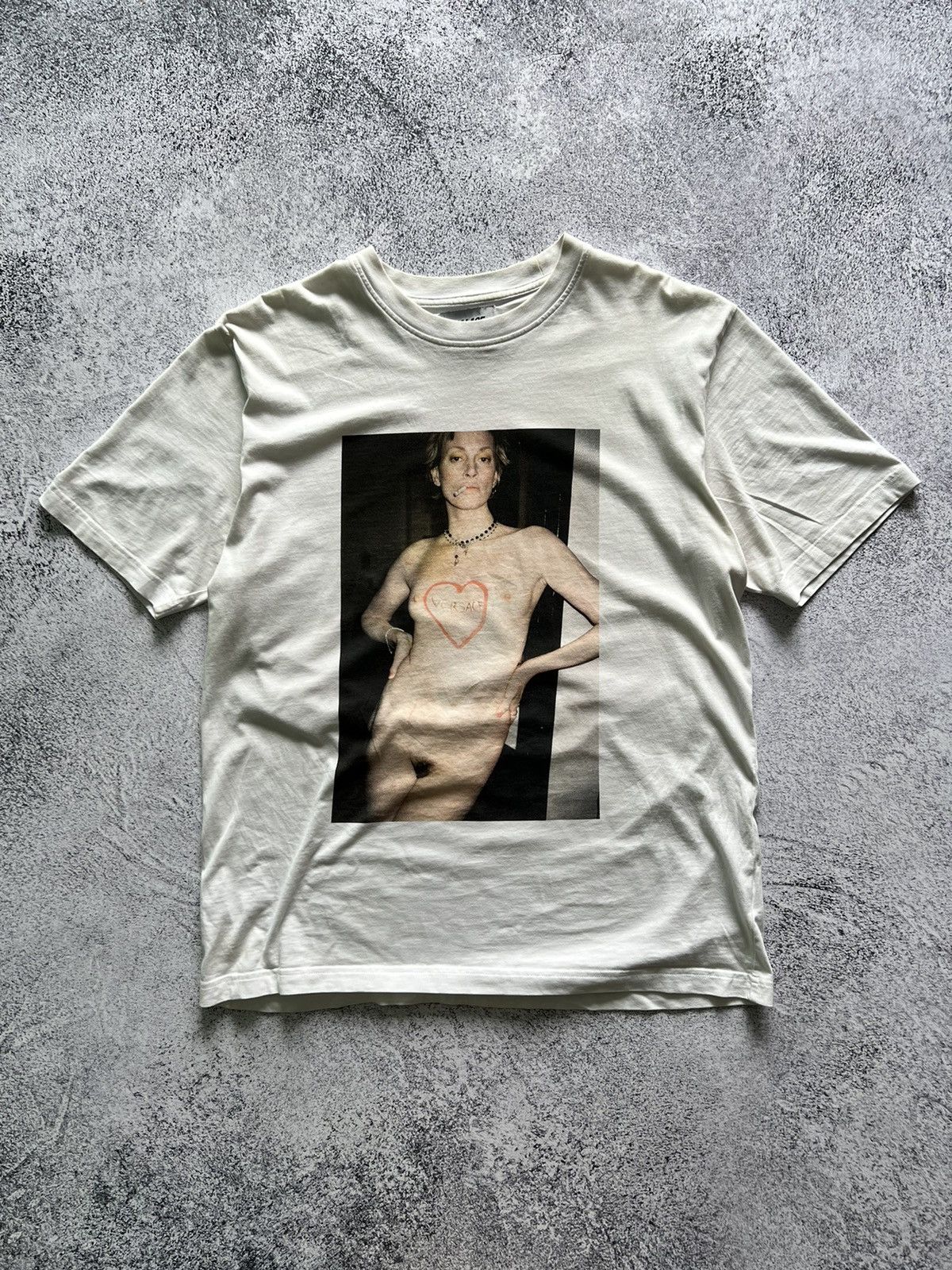 image of Grail Palace X Juergen Teller T-Shirt in White, Men's (Size XL)