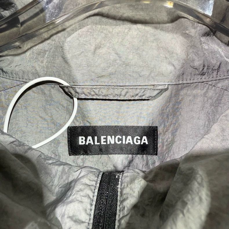 Balenciaga Balenciaga Black and grey logo patchwork assault jacket 250 Size US S / EU 44-46 / 1 - 3 Thumbnail