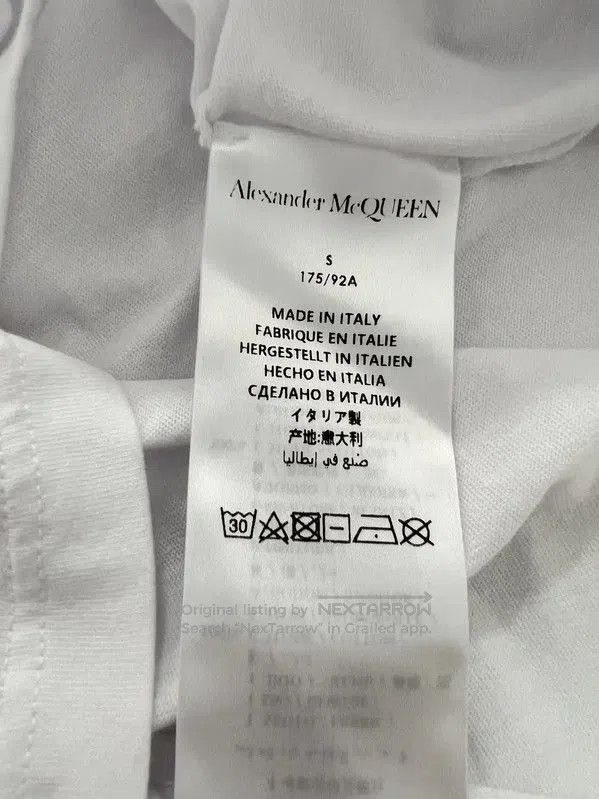 Alexander McQueen Alexander McQueen White Cotton Skull Graphic Tee . Size US S / EU 44-46 / 1 - 5 Thumbnail