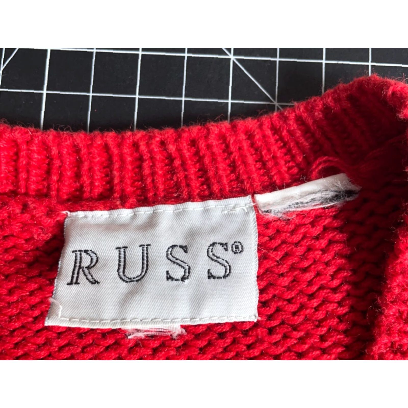 Vintage VINTAGE Russ Sweater Vest Shirt Womens Medium Red Paisley 90s Retro Size M / US 6-8 / IT 42-44 - 3 Thumbnail