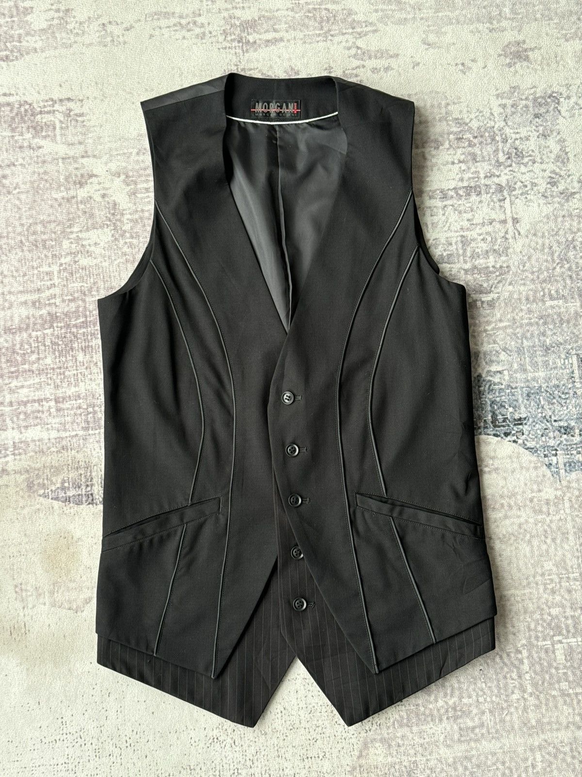 Morgan De Toi Morgan De Toi Homme Punk Peom Vest Jacket Size US M / EU 48-50 / 2 - 1 Thumbnail