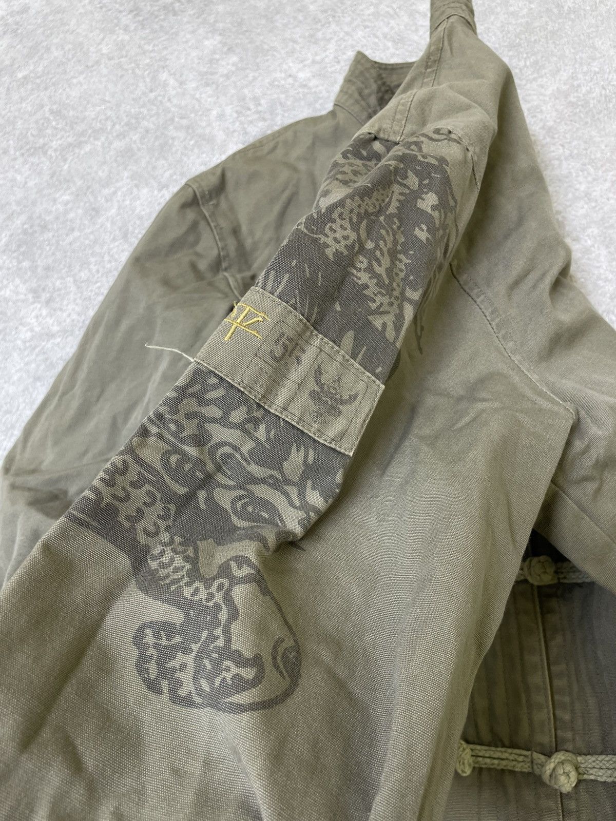 14th Addiction × If Six Was Nine × Le Grande Bleu (L.G.B.) Skull MilitaryGoth Ifsixwasnine Dragon Military Jacket Opium Size US M / EU 48-50 / 2 - 6 Thumbnail