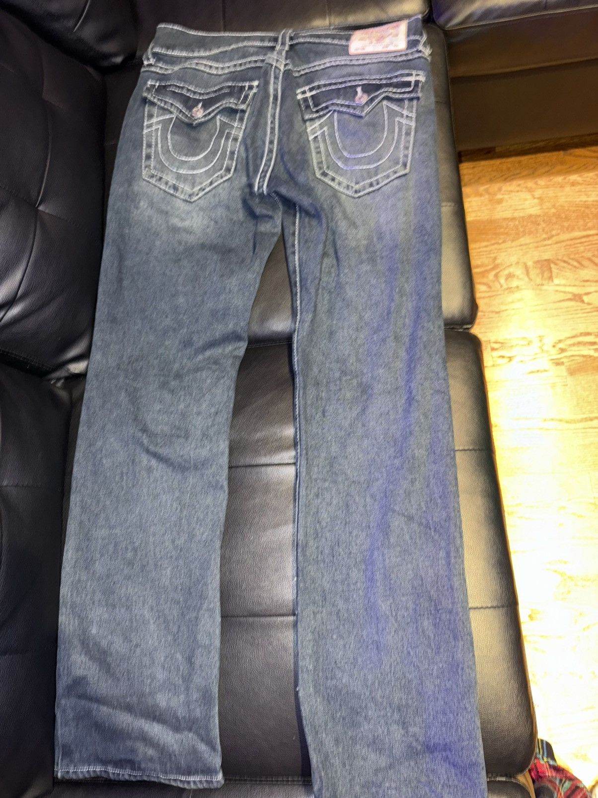 True Religion True Religion White Stitch Vintage Size US 34 / EU 50 - 4 Thumbnail