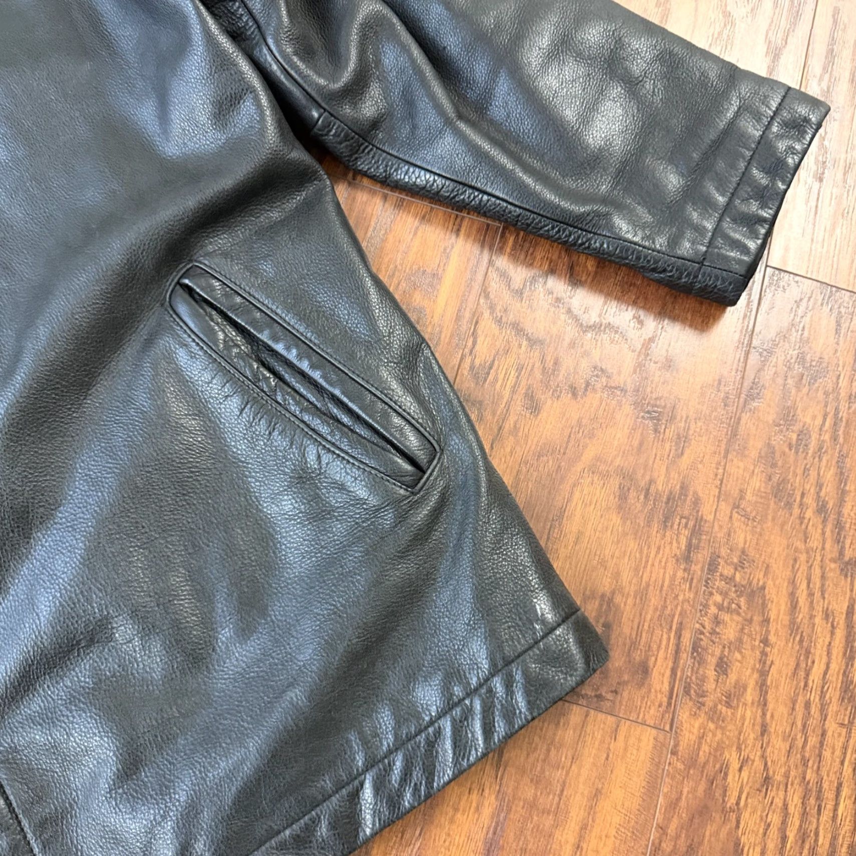 Croft & Barrow Croft & Barrow Jacket Mens L Black Leather Full Zip Pockets Lined Insulated Size US L / EU 52-54 / 3 - 6 Thumbnail