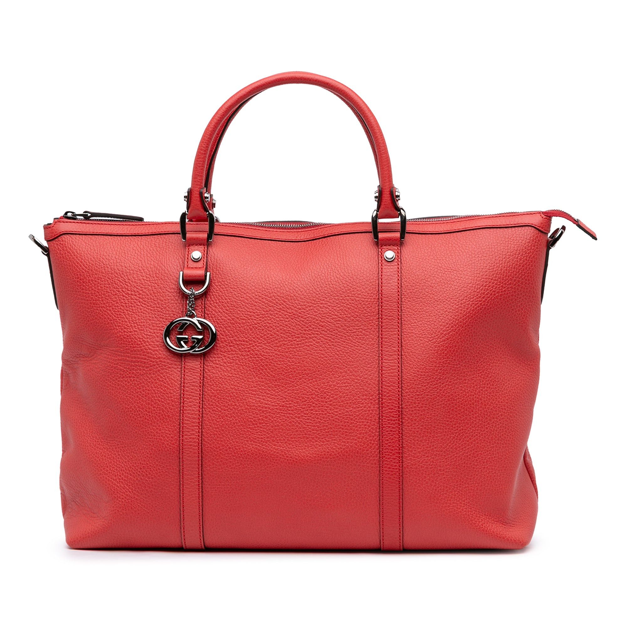 Gucci Leather GG Charm Satchel Size ONE SIZE - 1 Thumbnail