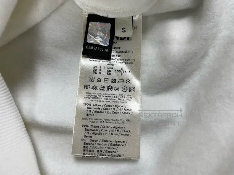 Fendi Fendi Sequined Letter Hoodie Size S / US 4 / IT 40 - 6 Thumbnail