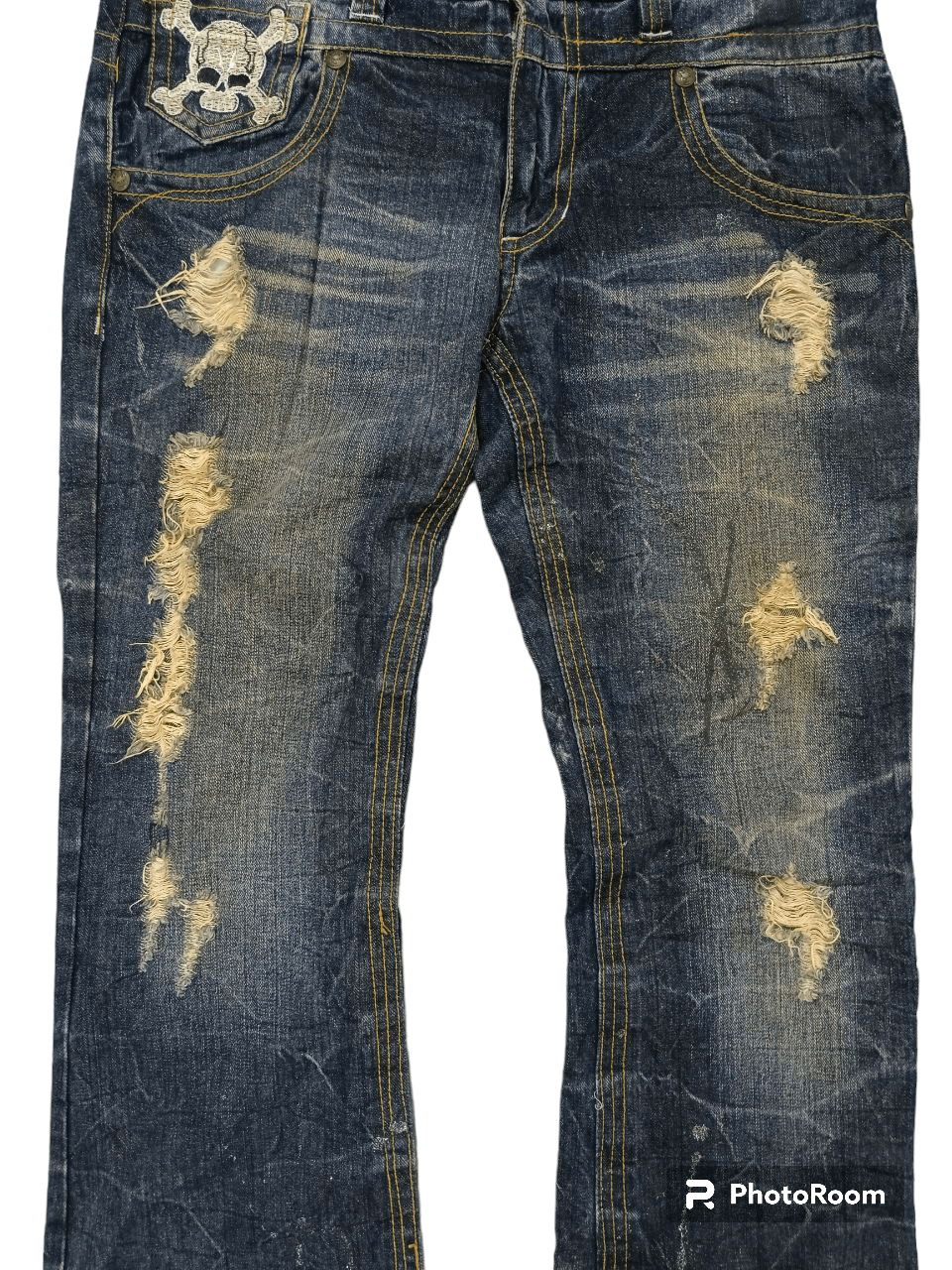 Japanese Brand FALRE SICK RIPED OG JEANS DENIM PANTS Size US 30 / EU 46 - 4 Thumbnail