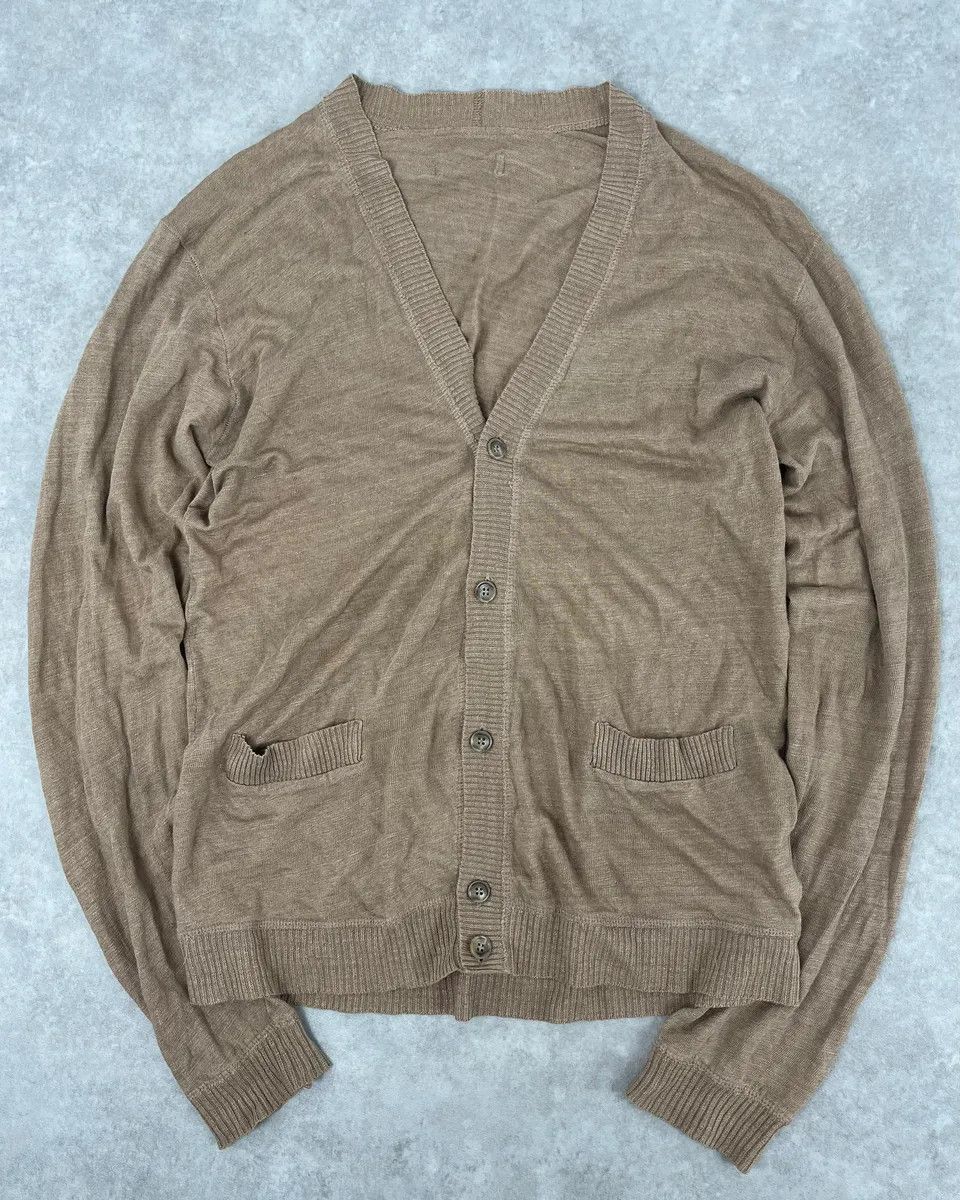 Dolce & Gabbana 2010s Dolce & Gabbana Beige Minimalist Cardigan Sweater Size US M / EU 48-50 / 2 - 1 Thumbnail