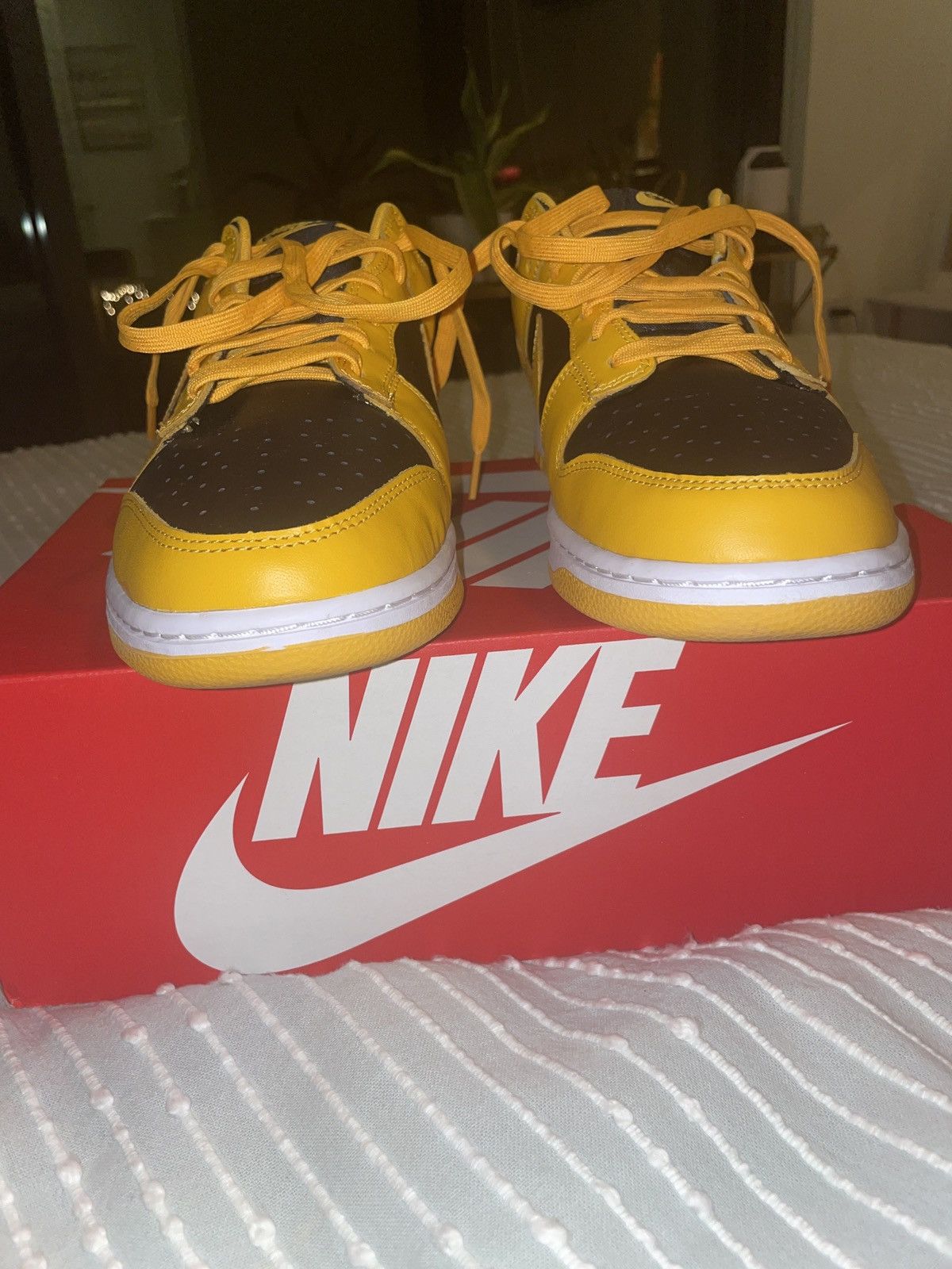 Nike Nike Dunk Low Retro ‘Goldenrod’ Size US 12 / EU 45 - 2 Thumbnail