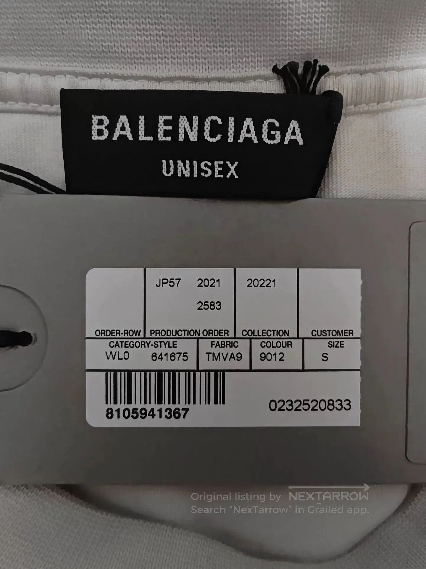 Balenciaga balenciaga bat. Size US S / EU 44-46 / 1 - 3 Thumbnail