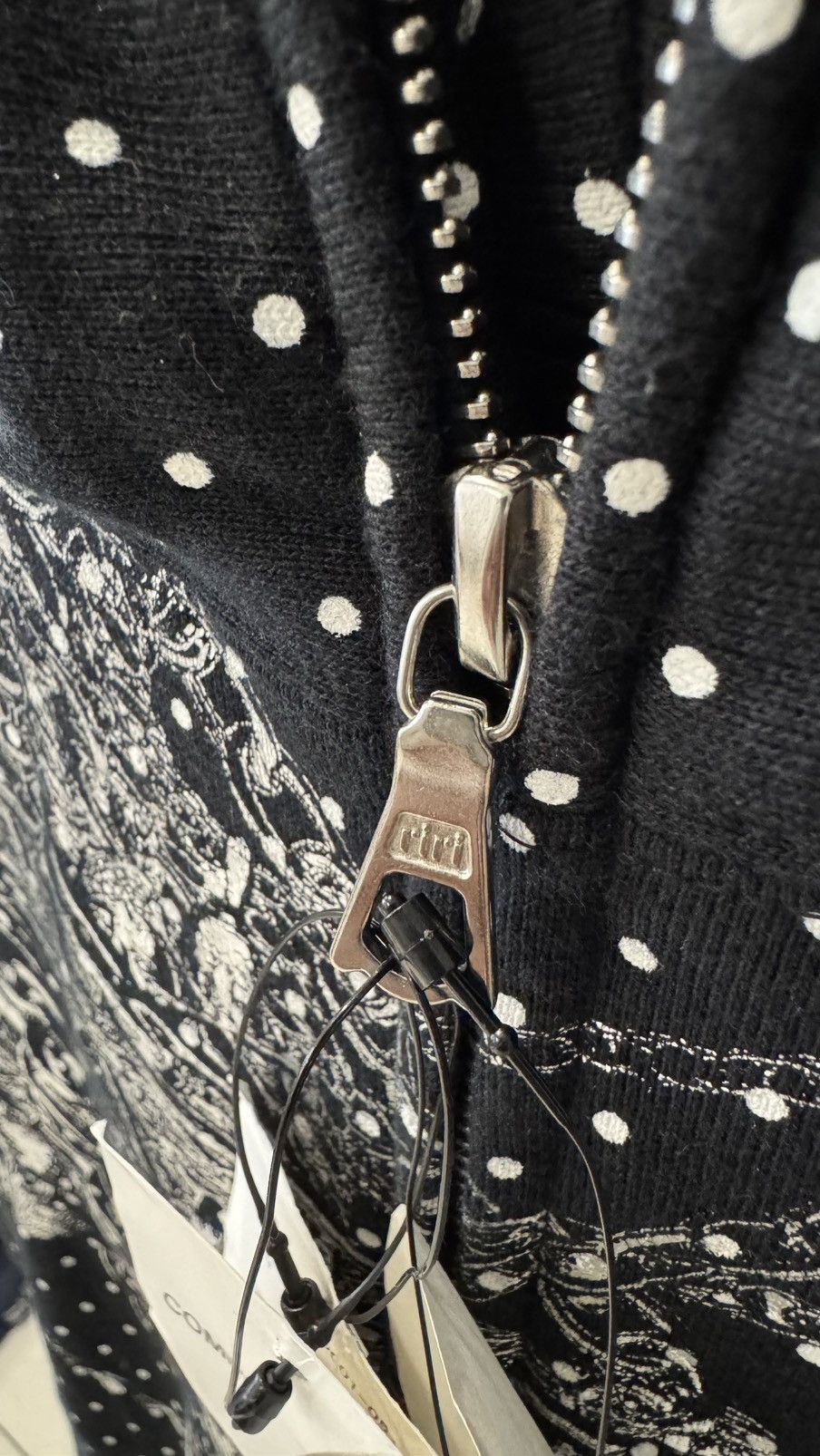 Comme des Garcons Comme des Garcons GANRYU Polka Dot Sleveless Long Hoodie Size S / US 4 / IT 40 - 7 Thumbnail