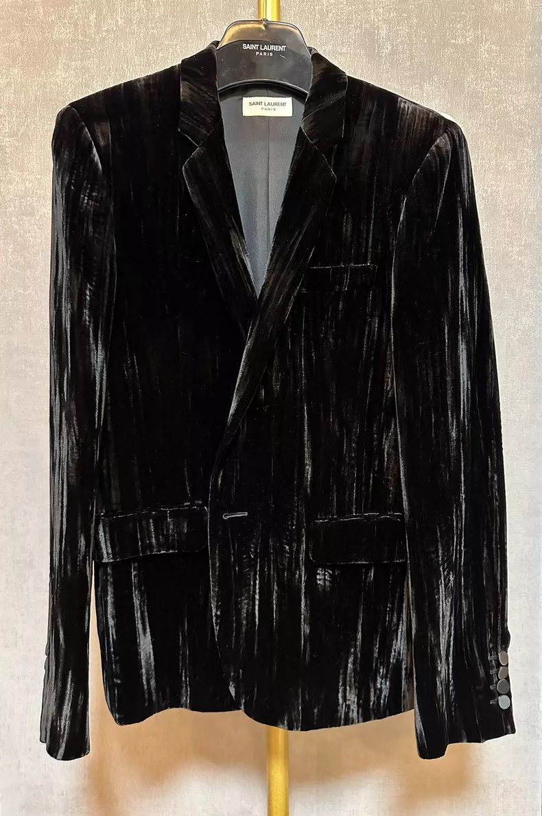 Saint Laurent Paris Saint Laurent Paris Velvet blazer Size 46R - 1 Thumbnail