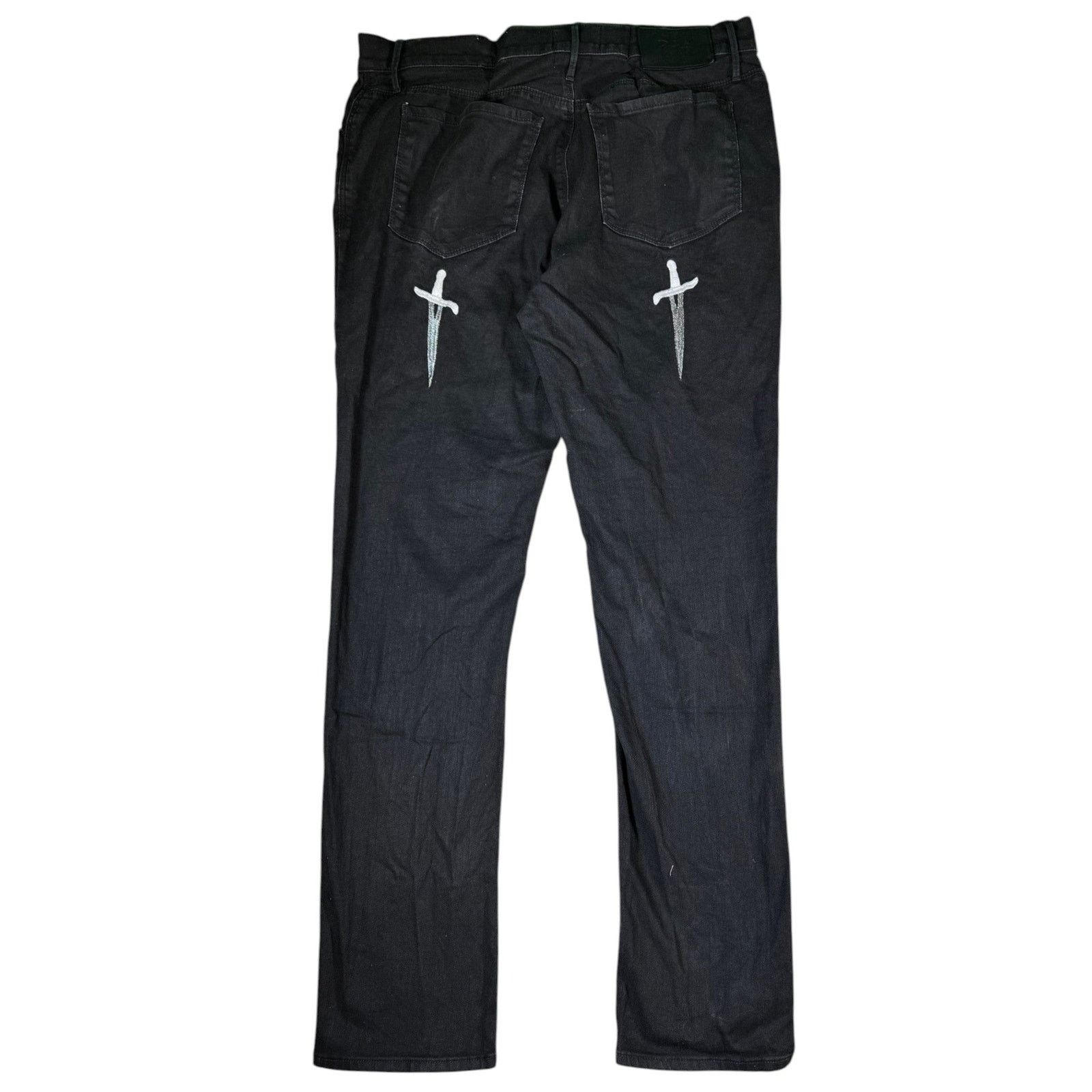 Rta RTA 21 Savage Black Jeans Size US 36 / EU 52 - 2 Thumbnail