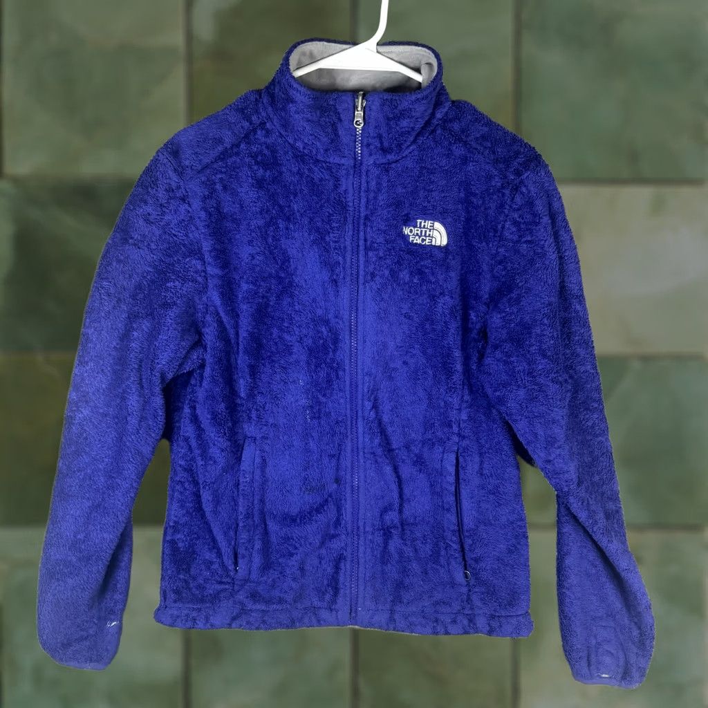 The North Face The North Face Fleece Jacket Womens Medium Blue Full Zip Soft Plush Fuzzy Size M / US 6-8 / IT 42-44 - 1 Thumbnail