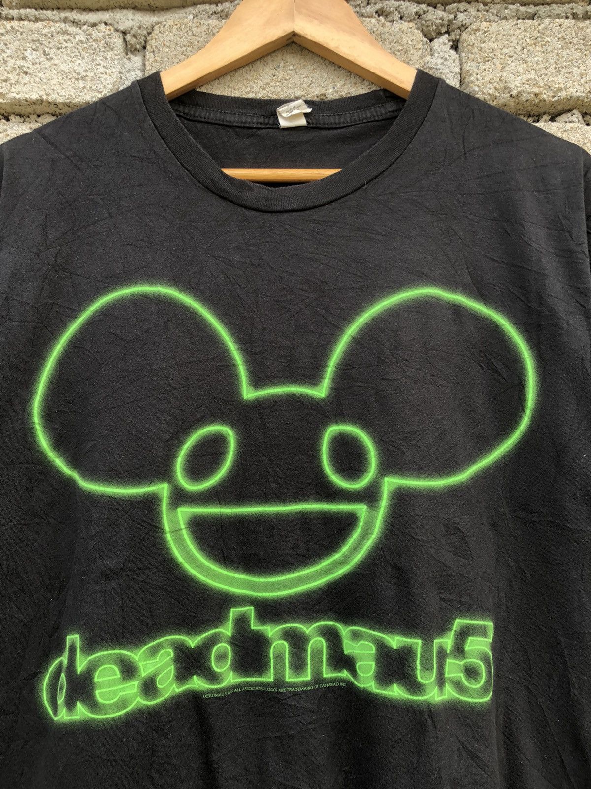Band Tees Vintage Y2K Deadmaus Neon Logo Dj Band Tshirt Size US M / EU 48-50 / 2 - 4 Thumbnail
