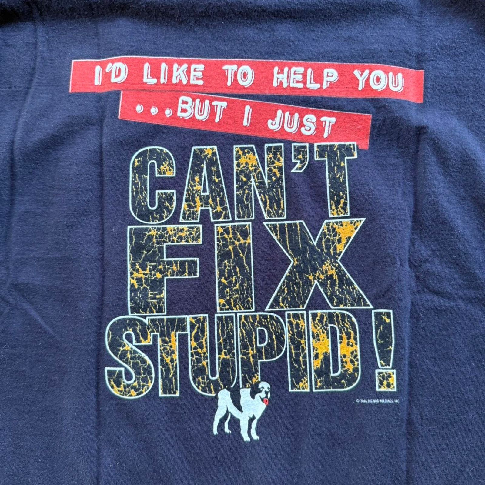 Big Dogs × Vintage 2006 Big Dogs Funny Tee Size US L / EU 52-54 / 3 - 3 Thumbnail