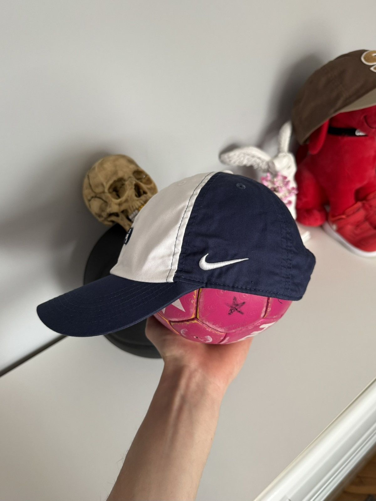 Nike × Vintage Nike Air Max vintage 00’s Y2K Swoosh Cap Hat One Size Size ONE SIZE - 7 Thumbnail