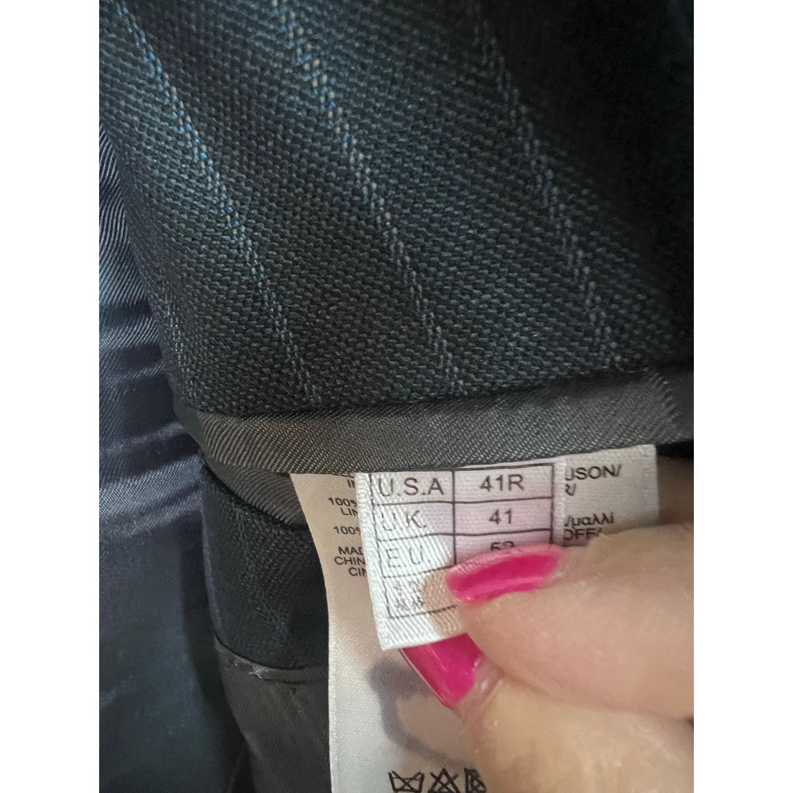 Brooks Brothers Brooks Brothers 346 Blazer 41R Gray Striped Madison Fit Size 42R - 11 Thumbnail