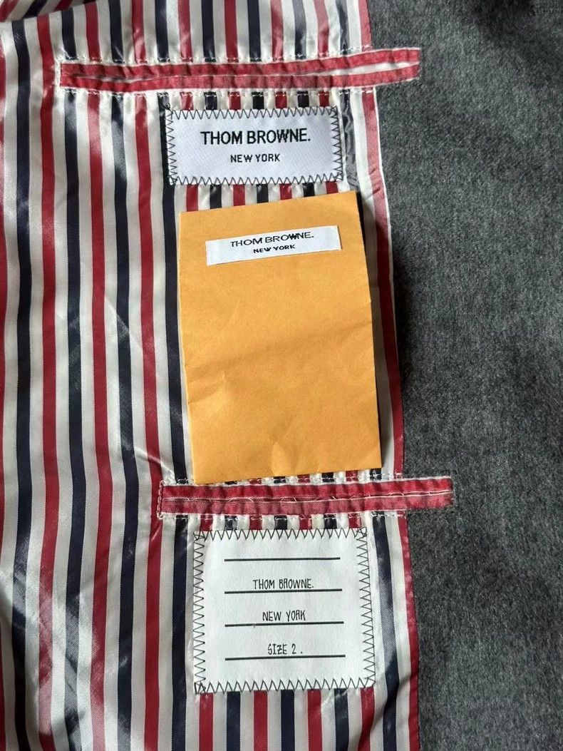 Thom Browne Thom BrowneCashmere patchwork baseball uniform jacket 2503- Size US M / EU 48-50 / 2 - 4 Thumbnail