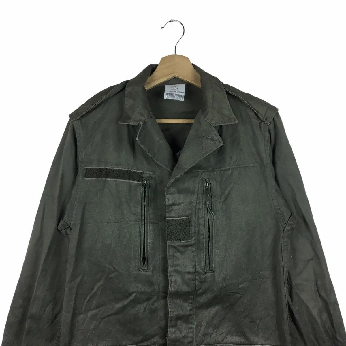 Vintage Vtg 1988 VILLEFRANCHE Army Military Jacket Parka Trench Size US S / EU 44-46 / 1 - 2 Thumbnail